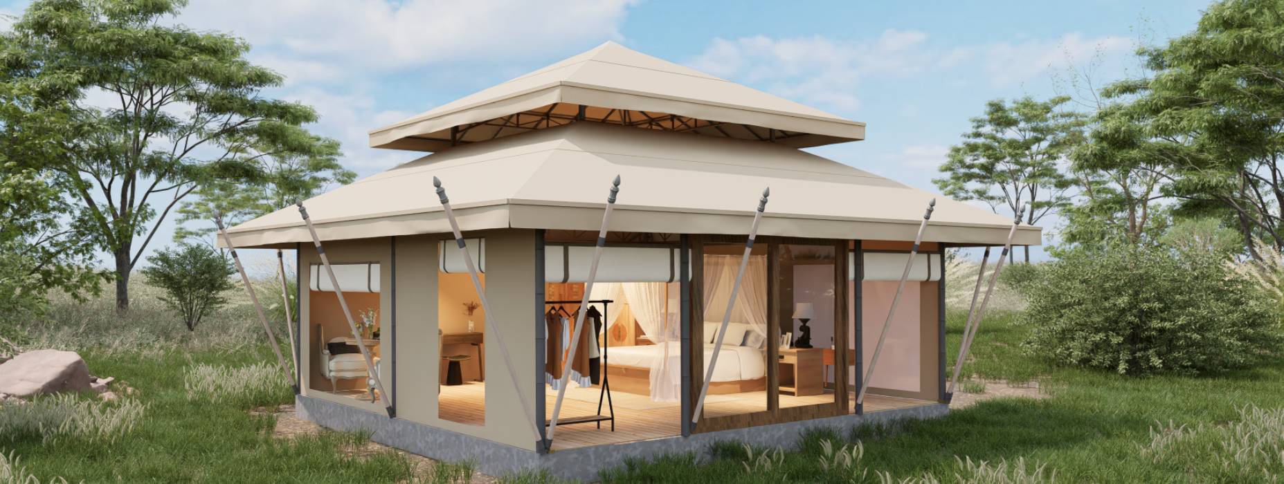 鹿泉市户外野奢帐篷